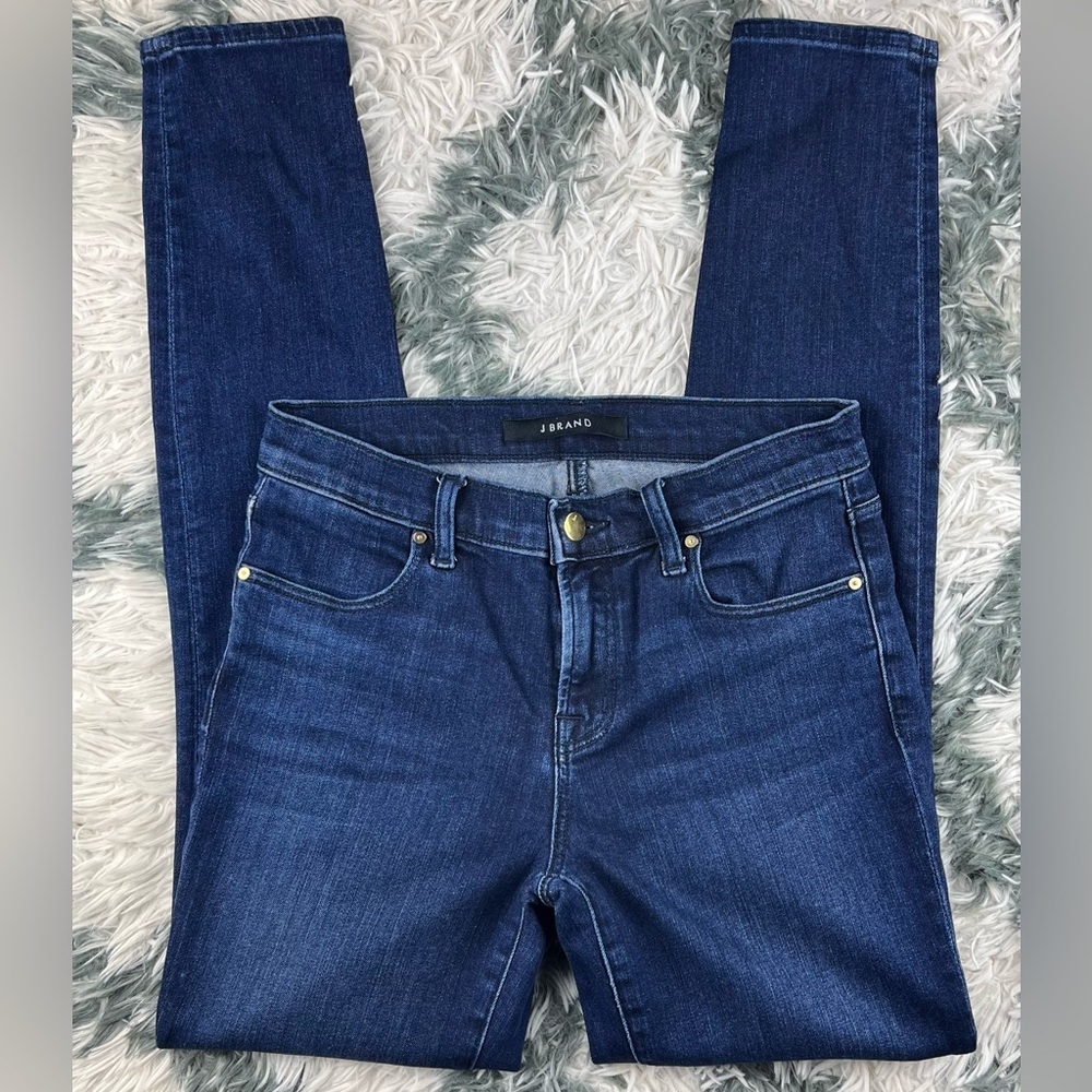 J Brand Women's Dark Blue Skinny Jeans Size 26